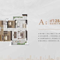 一實(shí)小學(xué)區(qū)房 美的云璽臺一期 高層邊套