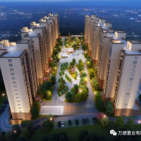 萬德富貴世家  100.91㎡ 58萬元帶一車位電梯口很近，學(xué)區(qū)房