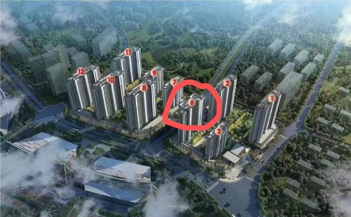 美的云璽臺(tái)  110㎡毛坯三房 每平米1萬(wàn)  110萬(wàn)