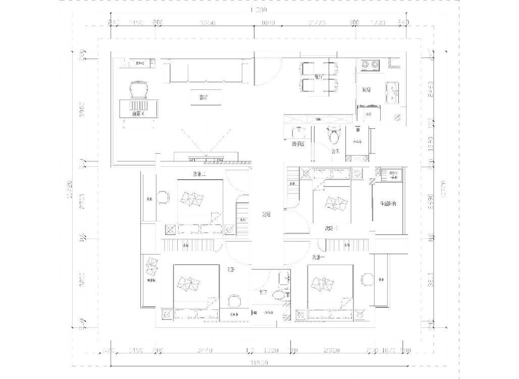 嘉?；ㄔ? 120.63㎡ 2300元/月