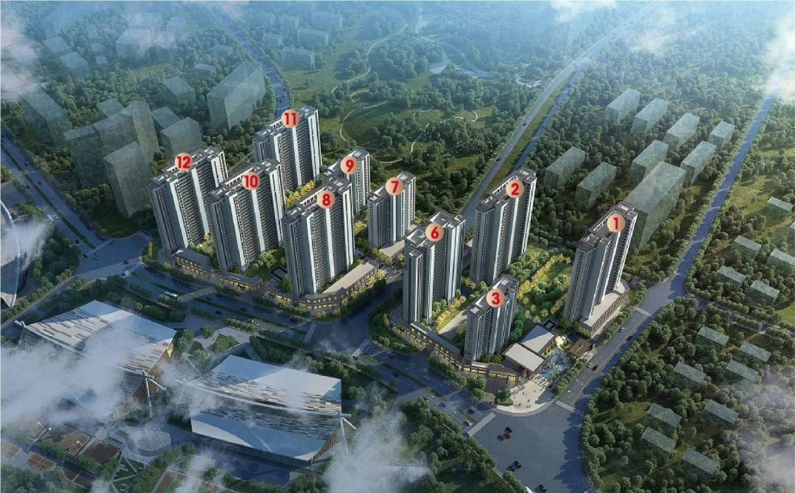 美的云璽臺樓中樓  209㎡精裝修五房  269萬 可直接過戶