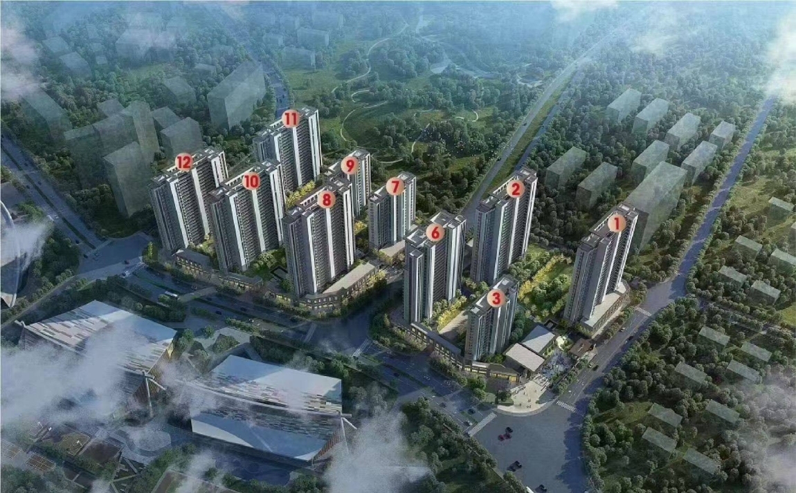 美的云玺台  111㎡ 毛坯三房 好楼层 每平米9500元