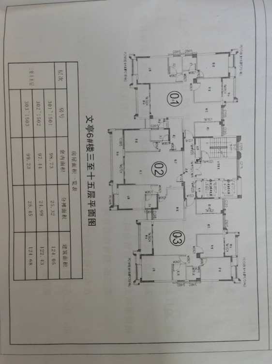 文亭小区  123㎡ 毛坯 证件在手 100万元